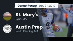 Recap: St. Mary's  vs. Austin Prep  2017