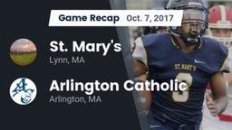 Recap: St. Mary's  vs. Arlington Catholic  2017