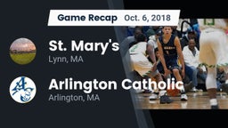 Recap: St. Mary's  vs. Arlington Catholic  2018