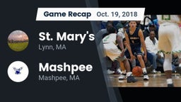 Recap: St. Mary's  vs. Mashpee  2018