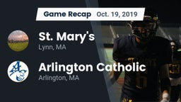 Recap: St. Mary's  vs. Arlington Catholic  2019
