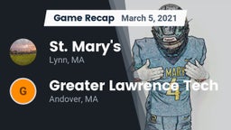 Recap: St. Mary's  vs. Greater Lawrence Tech  2021