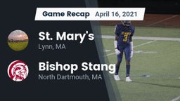 Recap: St. Mary's  vs. Bishop Stang  2021