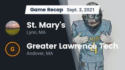 Recap: St. Mary's  vs. Greater Lawrence Tech  2021