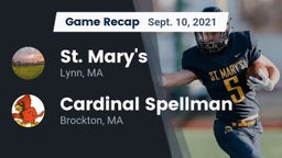 Recap: St. Mary's  vs. Cardinal Spellman  2021