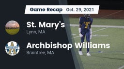 Recap: St. Mary's  vs. Archbishop Williams  2021