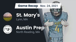 Recap: St. Mary's  vs. Austin Prep  2021