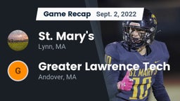 Recap: St. Mary's  vs. Greater Lawrence Tech  2022