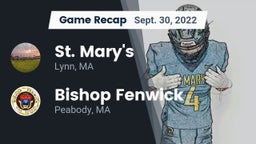 Recap: St. Mary's  vs. Bishop Fenwick  2022