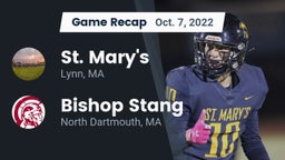 Recap: St. Mary's  vs. Bishop Stang  2022