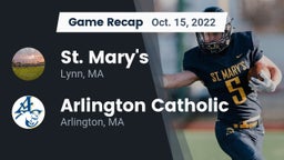 Recap: St. Mary's  vs. Arlington Catholic  2022