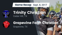 Recap: Trinity Christian  vs. Grapevine Faith Christian  2017