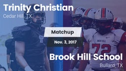 Matchup: Trinity Christian vs. Brook Hill School 2017