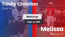 Matchup: Trinity Christian vs. Melissa  2018
