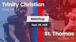 Matchup: Trinity Christian vs. St. Thomas  2018