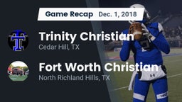 Recap: Trinity Christian  vs. Fort Worth Christian  2018