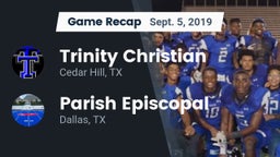Recap: Trinity Christian  vs. Parish Episcopal  2019