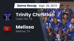 Recap: Trinity Christian  vs. Melissa  2019