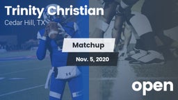 Matchup: Trinity Christian vs. open 2020