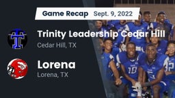 Recap: Trinity Leadership Cedar Hill vs. Lorena  2022