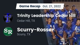 Recap: Trinity Leadership Cedar Hill vs. Scurry-Rosser  2022