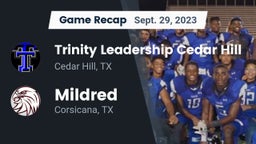 Recap: Trinity Leadership Cedar Hill vs. Mildred  2023