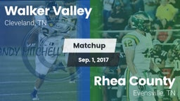 Matchup: Walker Valley vs. Rhea County  2017