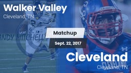 Matchup: Walker Valley vs. Cleveland  2017