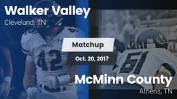 Matchup: Walker Valley vs. McMinn County  2017