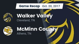 Recap: Walker Valley  vs. McMinn County  2017