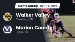 Recap: Walker Valley  vs. Marion County  2019