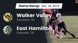 Recap: Walker Valley  vs. East Hamilton  2019