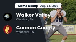 Recap: Walker Valley  vs. Cannon County  2020