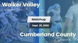 Matchup: Walker Valley vs. Cumberland County  2020