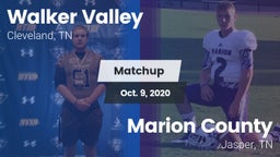 Matchup: Walker Valley vs. Marion County  2020