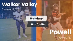 Matchup: Walker Valley vs. Powell  2020