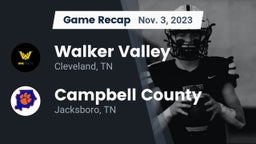 Recap: Walker Valley  vs. Campbell County  2023
