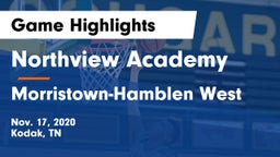 Northview Academy vs Morristown-Hamblen West  Game Highlights - Nov. 17, 2020