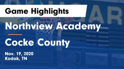 Northview Academy vs Cocke County  Game Highlights - Nov. 19, 2020