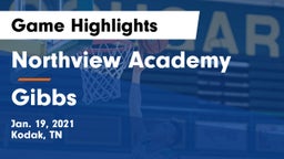 Northview Academy vs Gibbs  Game Highlights - Jan. 19, 2021