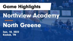 Northview Academy vs North Greene  Game Highlights - Jan. 18, 2022