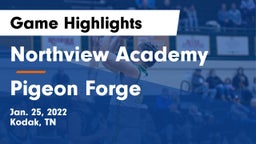 Northview Academy vs Pigeon Forge  Game Highlights - Jan. 25, 2022
