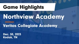 Northview Academy vs Veritas Collegiate Academy Game Highlights - Dec. 30, 2023