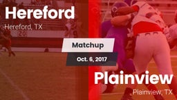 Matchup: Hereford vs. Plainview  2017