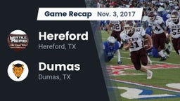 Recap: Hereford  vs. Dumas  2017