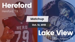 Matchup: Hereford vs. Lake View  2018