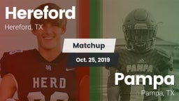 Matchup: Hereford vs. Pampa  2019