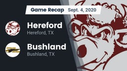 Recap: Hereford  vs. Bushland  2020