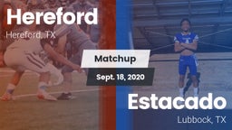 Matchup: Hereford vs. Estacado  2020