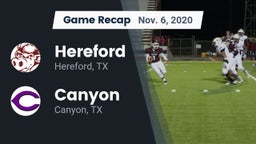Recap: Hereford  vs. Canyon  2020